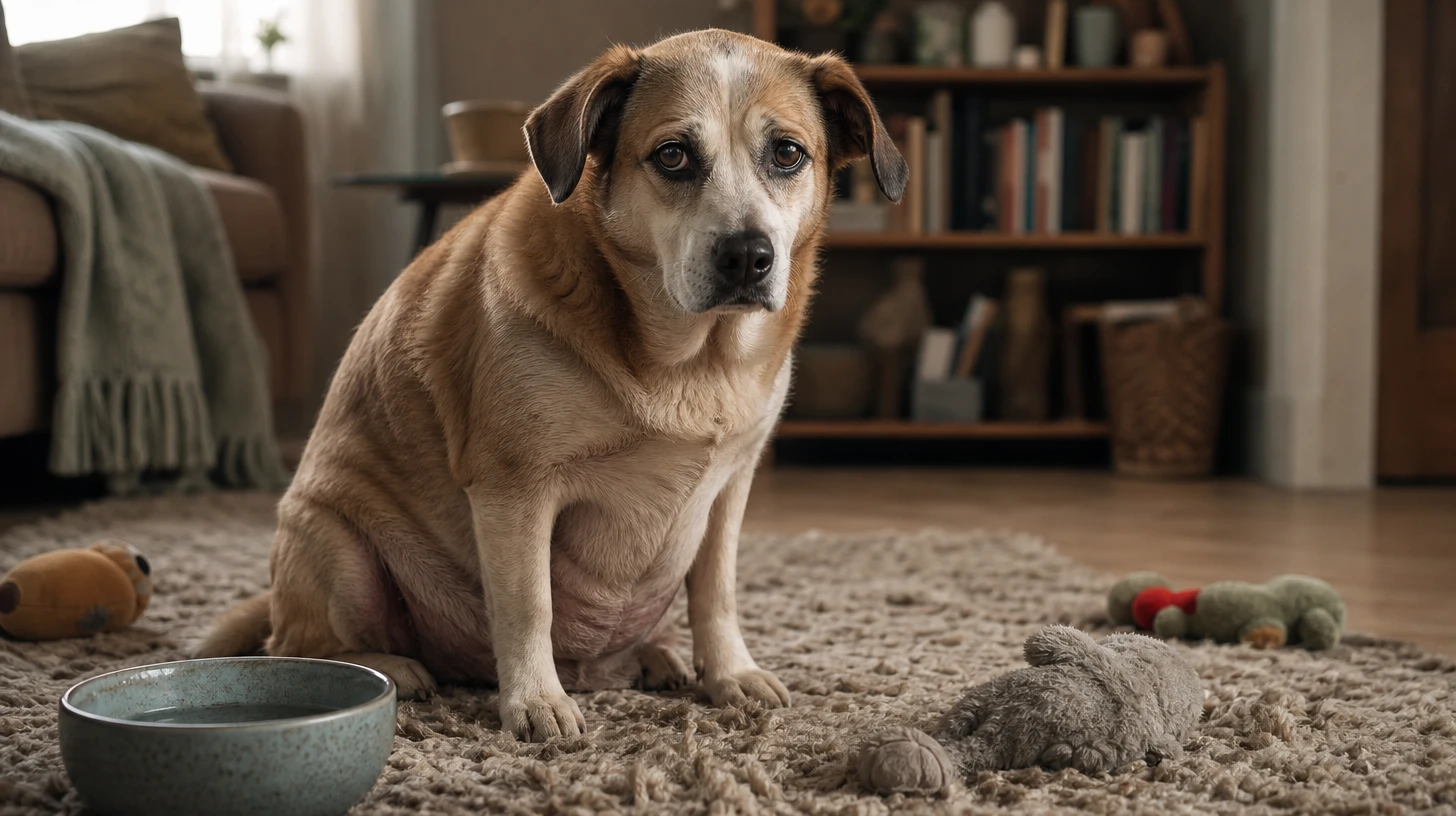 Constipation chez le chien