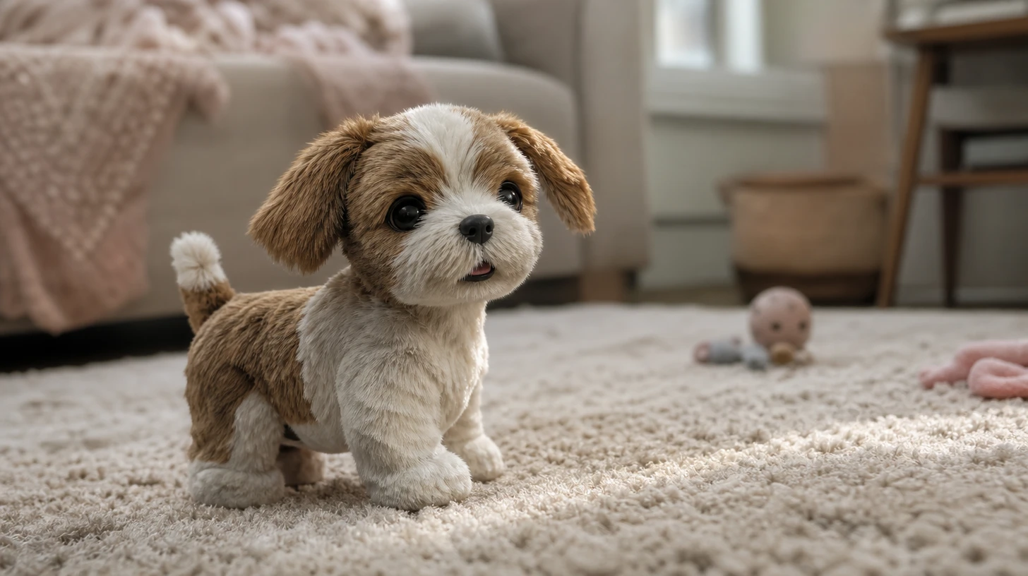 Chien jouet interactif